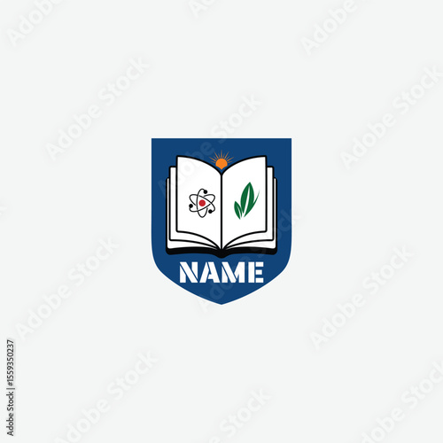 3955 educational logo school college university learning institute book academy organization