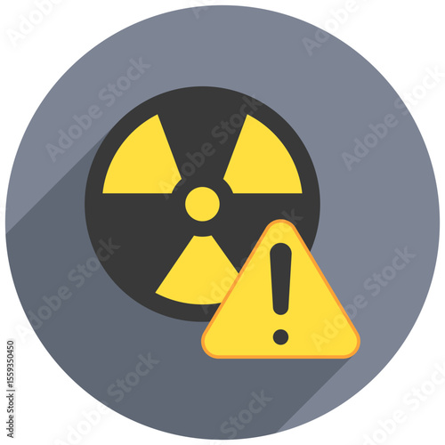 Exposure rounded color, mini illustration icon. use for modern concept, print, UI, UX kit, web and app development. Vector related to risk management, business, finance.