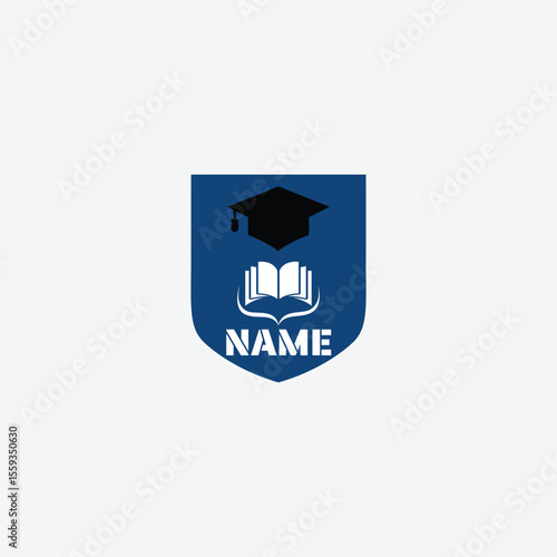 3968 educational logo school college university learning institute book academy organization