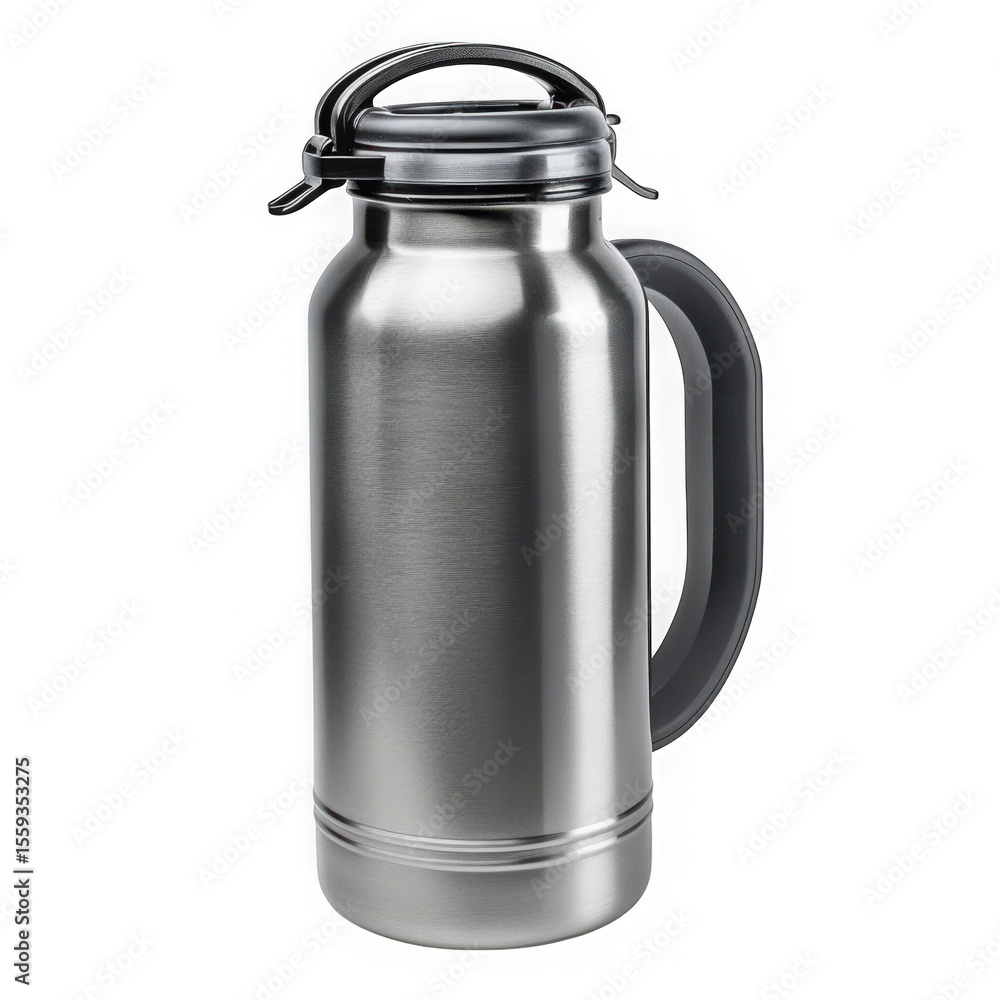 custom made wallpaper toronto digitalMetal thermos flask with handle isolated on transparent background