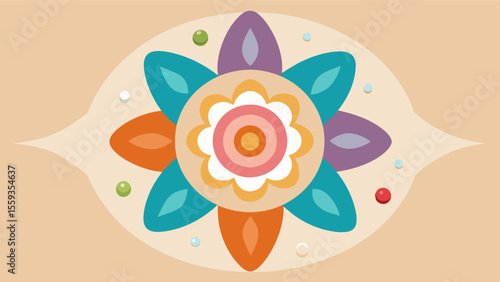 Aromatherapy mandalas Use different colored sand and essential oils to create a mandala that not only appeals to the sense of sight but also promotes relaxation and balance through. Vector