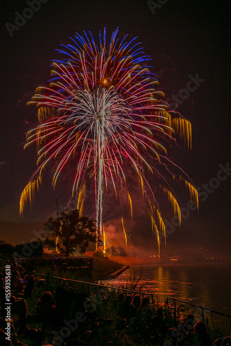 Fireworks 3 July 2023 Dubuque, Iowa