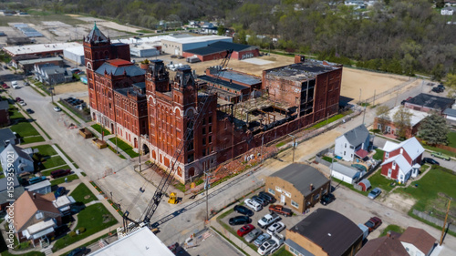 Former Malt Brewery having Partial Demolition.