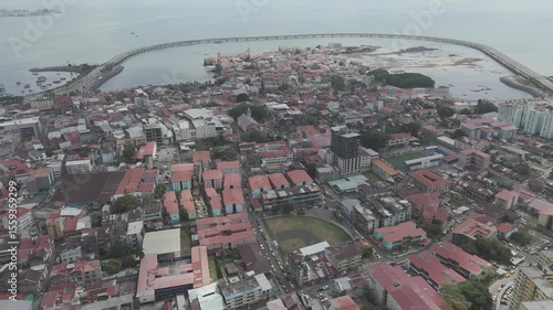 Drone Flying Over Casco Antiguo, Panama – Urban Heritage by Day