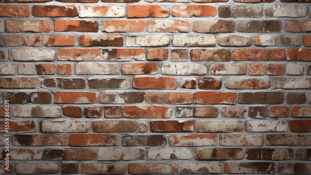 Obraz premium Red Brick Wall Seamless Texture