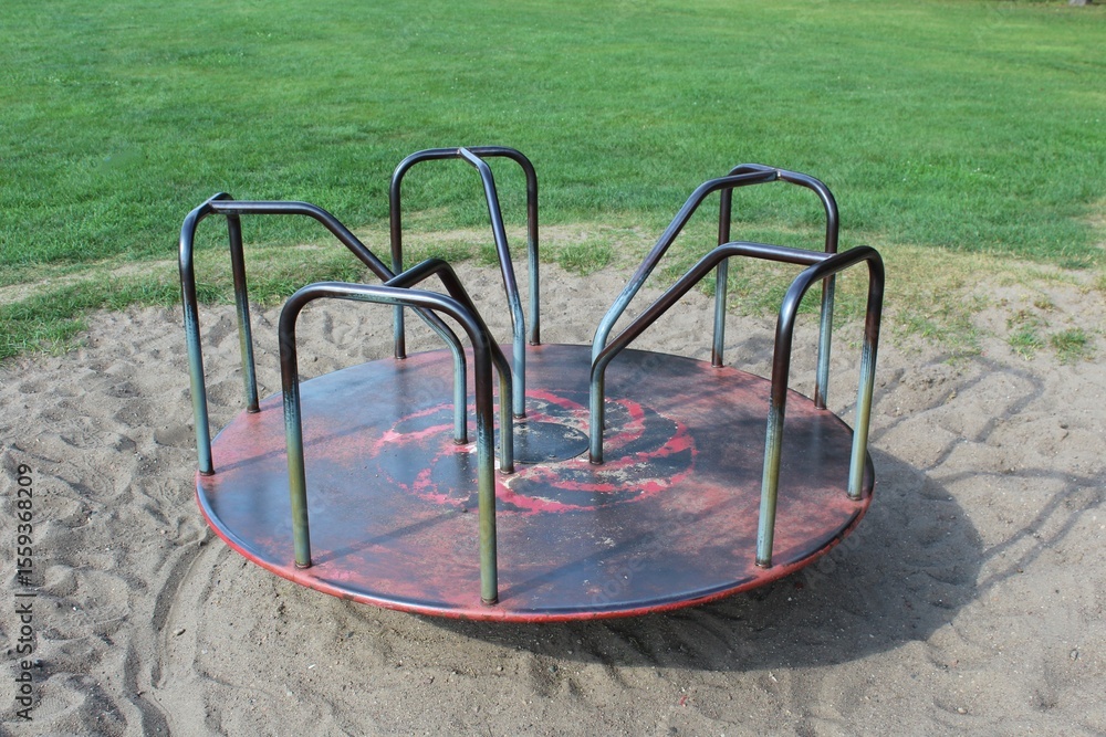 empty playground in the park empty playground in the park