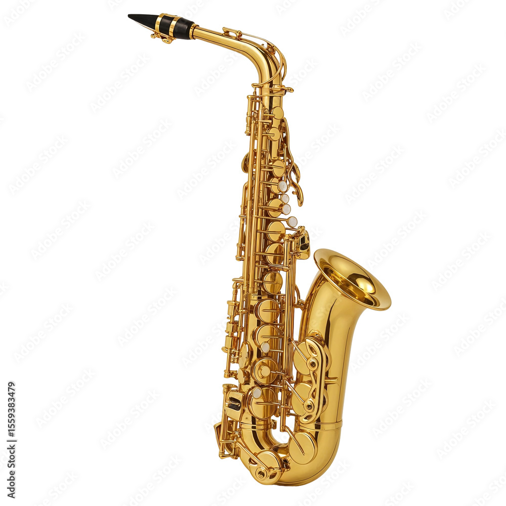 Fototapeta premium saxophone isolated on white