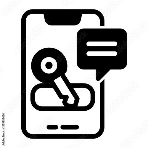 SEO Keyword Research and Search Term Icon (Mixed style)
