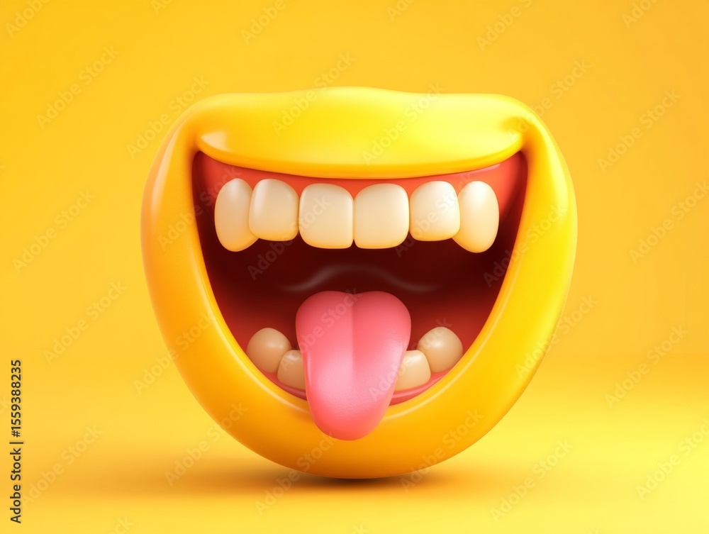 Naklejka premium Laughing Emoji