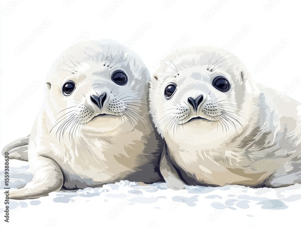 Adorable Seal Puppies Adorable Seal Puppies