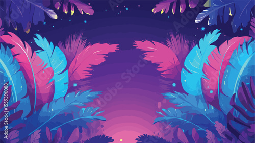 Festival Masks with Feathers Decoration and Party Celebration