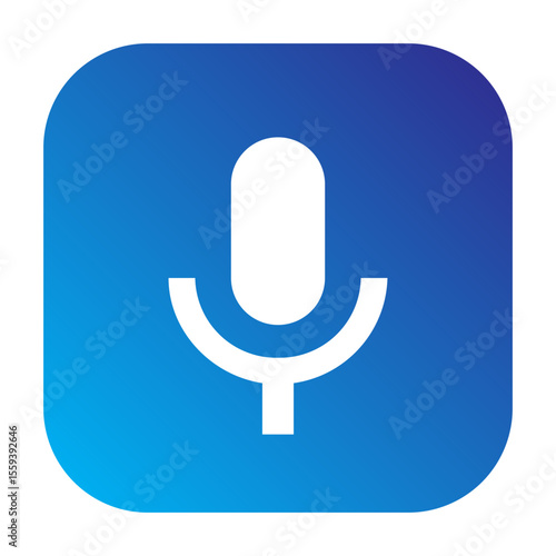 Microphone icon representing microphone functionality or feature.