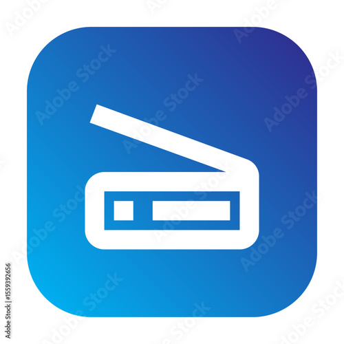 Scanner icon representing scanner functionality or feature.