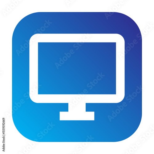 Pc icon representing pc functionality or feature.