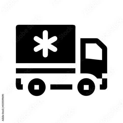 refrigerated truck icon