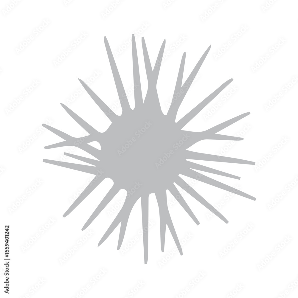 Fototapeta premium animal sea ​​urchin icon