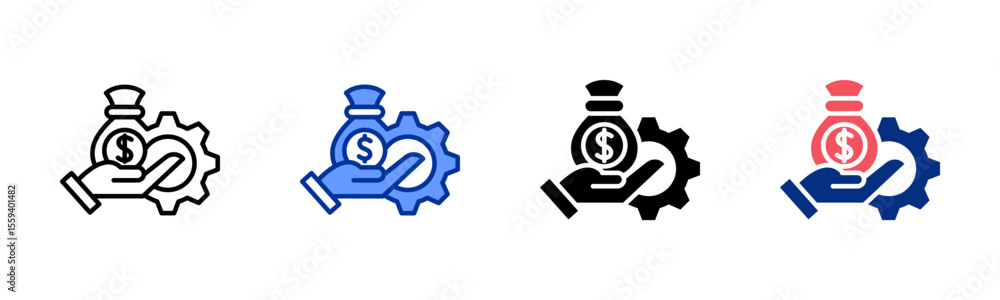Compensationpackage icon sheet multiple style collection Compensationpackage icon sheet multiple style collection