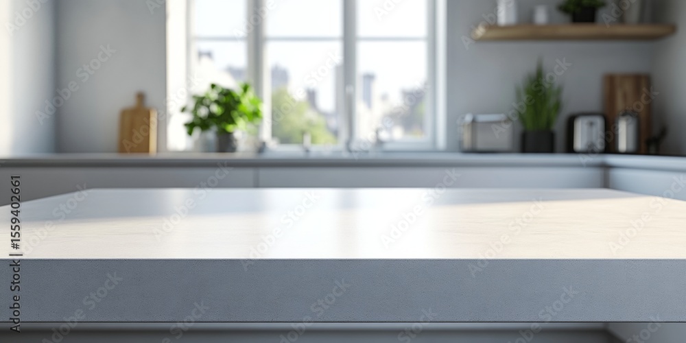 Fototapeta premium Modern Kitchen Island