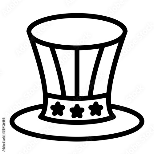 uncle sam hat icon
