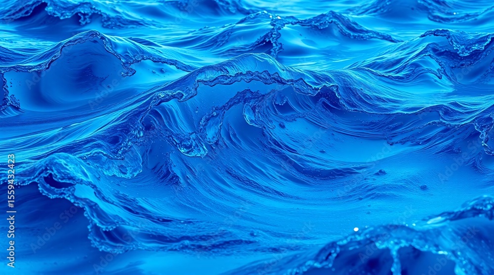 Blue water surface background. Blue water surface background.