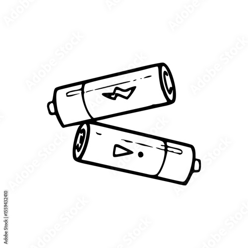 power source: two battery cells