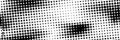 grunge Halftone white and black dots pattern and black gradient grunge texture background. Dotted line comic sport style vector illustration