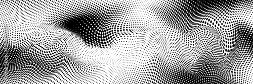 grunge Halftone white and black dots pattern and black gradient grunge texture background. Dotted line comic sport style vector illustration