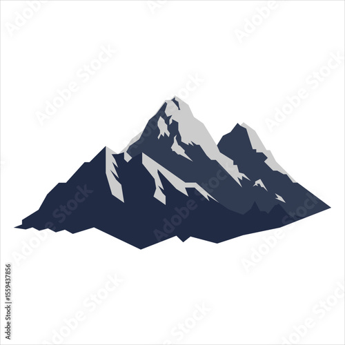 Mountain landscape vector illustration