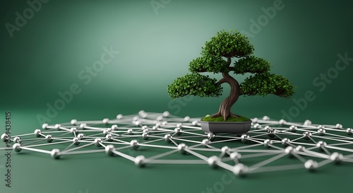 Bonsai Tree on Abstract Network Growth, Resilience, and Connectivity