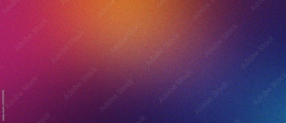 Obraz premium blue, coral and khaki Gradient noise texture background featuring soft blur effect for modern minimalist composition