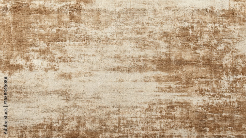 Fototapeta premium Textured beige and brown abstract background with a soft, rustic appearance resembling a weathered surface or fabric.