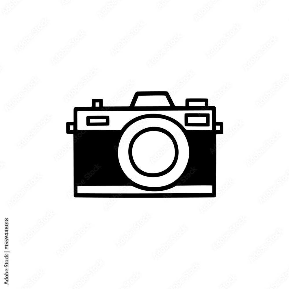 シンプルなカメラのイラスト素材 シンプルなカメラのイラスト素材