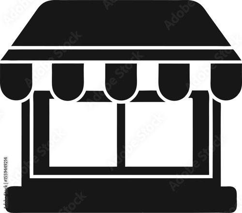 shop window vector illustration
