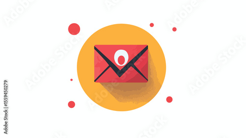 Flat Vector Address Contact Icon for Professional Use