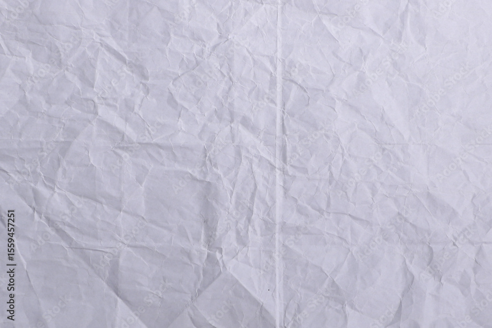 Obraz premium Crumpled White Paper Texture Background