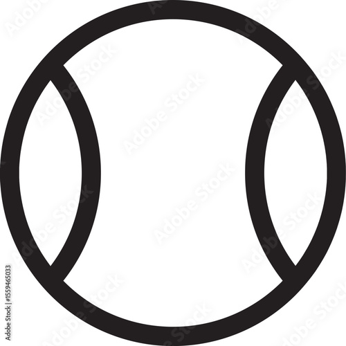 Tennis - Simple Minimalist Icon