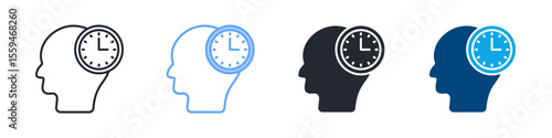 Composure Icon Set Multiple Style. Designed In Outline, Blue, Glyph, Dual Tone