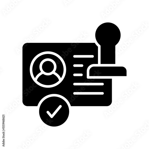 License glyph icon