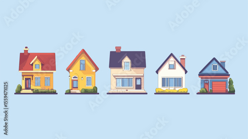 Small House Icon - Backside View for Gaming Icons