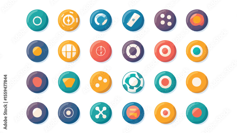Bingo Card Isolated Icon Vector Illustration Bingo Card Isolated Icon Vector Illustration