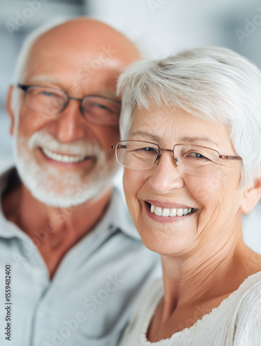 HBOT. Hyperbaric Oxygen Therapy. Oxygen. Elderly couple post-HBOT therapy smiling together