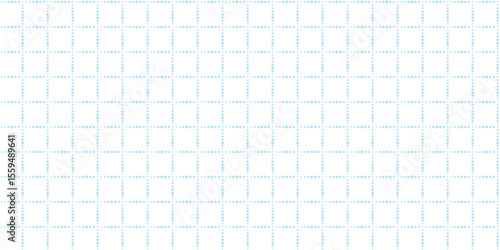 Blue abstract graph paper background isolated on white