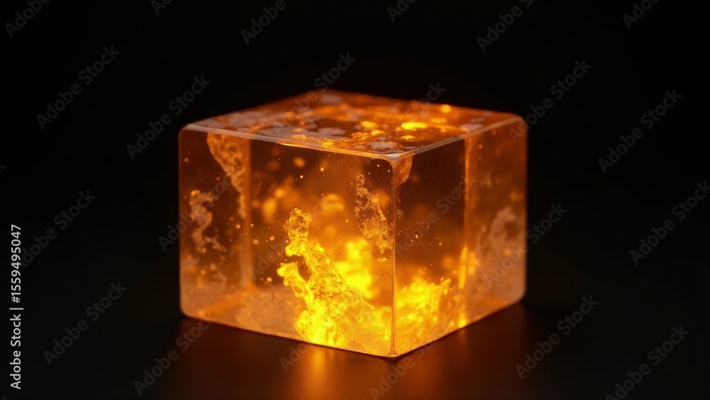 Obraz premium burning candle light