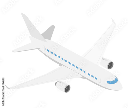 飛行機・アイソメトリック