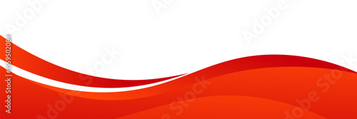 Vector red line background curve element with white space for text and message design, overlapping layers, vector illustration eps10