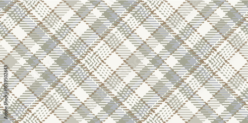 Vector checkered pattern or plaid pattern . Tartan, textured seamless twill for flannel shirts, duvet covers, other autumn winter textile mills. Vector Format