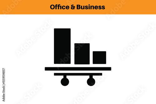 business and office icon, Office icon Vector Images.