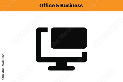 business and office icon, Office icon Vector Images.