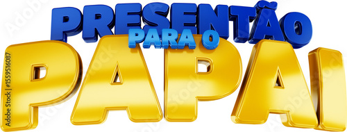 Foto selo promocional dia dos pais presentao para o papai