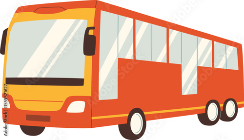 Jakarta Bus Illustration

